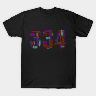 Montgomery, South Alabama and the 334 T-Shirt